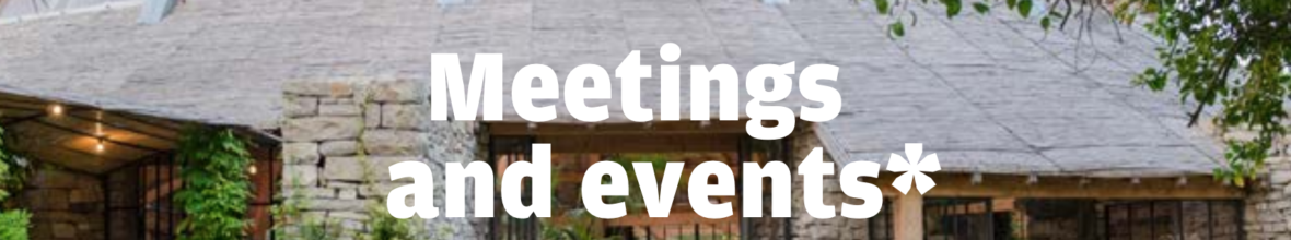 Meeting and events