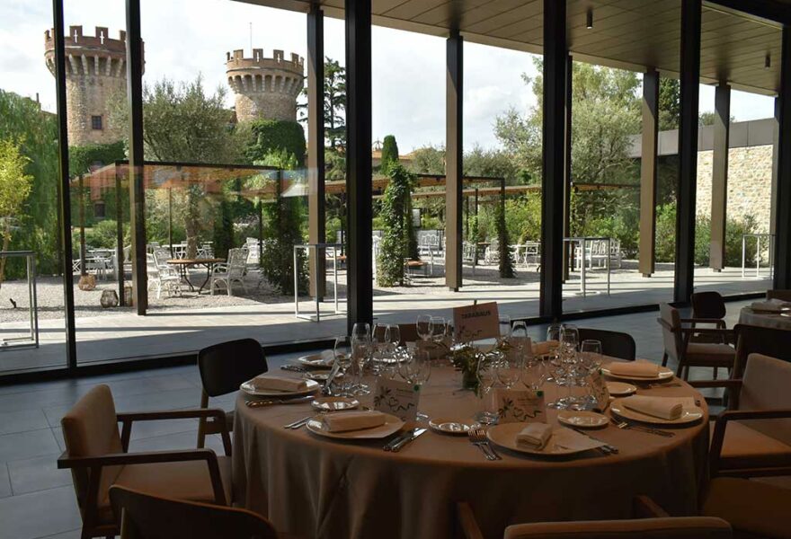 Charity dinner at Peralada Castle Mirador