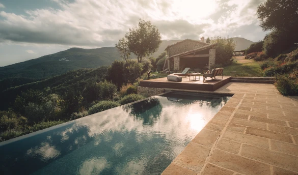The Home in the Mountains